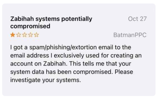 Zabihah reviews
